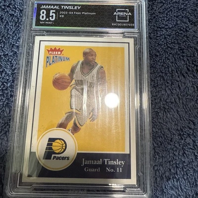 2003-04 Fleer Platinum - Jamaal Tinsley #8 - Image 1 of 4