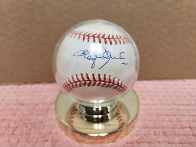 VTG Roger Clemens AUTOGRAPHED GAME USED Baseball ROALB Red Sox "DiMag" ESTATE - Image 1 of 3