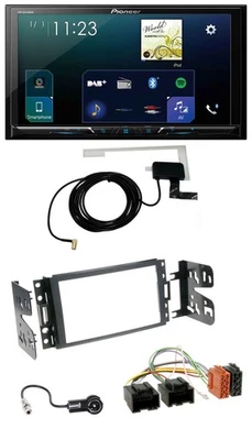 Pioneer 2DIN DAB USB MP3 Bluetooth Autoradio für Chevrolet Corvette Uplander 05- - Bild 1 von 4