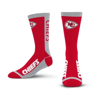 NFL KANSAS CITY CHIEFS MVP Crew Sock Team Color Large - Picture 1 of 3