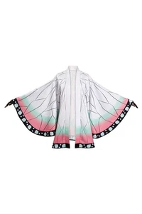 Haydory Womens Kochou Shinobu Cosplay Shinobu Kimono Cloak Cape Costume Fancy... - Picture 1 of 6