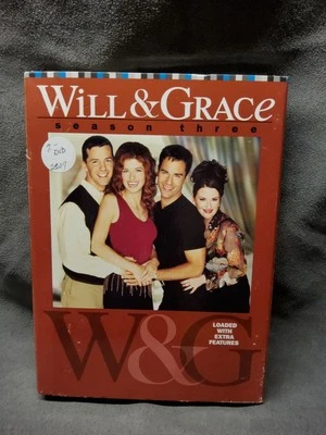 Will & Grace: Season Three (DVD, 2000) Foto 1 de 4