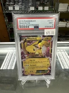 PSA 9 MINT Pokemon Pikachu EX XY84 Holo Rare 2015 XY Black Star Promo Card - Picture 1 of 1
