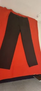 PIERRE CARDIN 52 HERREN STOFF ANZUG NADELSTREIFEN HOSE SCHWARZ DOPPELHAKEN KNOPF - Bild 1 von 10
