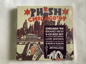 Rare Phish Chicago ‘94 Rare OOP 6 CD Live Box Set Free Shipping Trey Anastasio - Foto 1 di 19