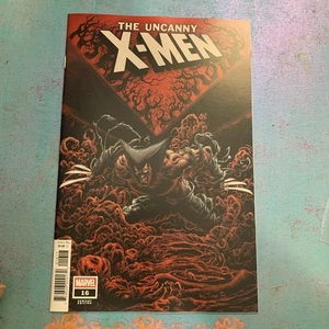 UNCANNY X-MEN #16 KYLE HOTZ VARIANT 1:25 MARVEL COMICS NM+ - Picture 1 of 2