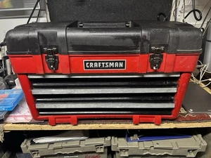Craftsman 3 Schubladen tragbare Werkzeugkiste/Box Kunststoff & leicht - Bild 1 von 18