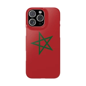 Funda de teléfono con bandera de Marruecos para todos los modelos de iPhone - Imagen 1 de 82