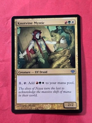 2009 Magic The Gathering Conflux #114 Knotvine Mystic, UC, NF, cd2 - Image 1 of 3