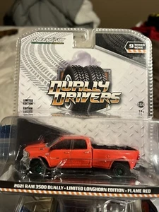Greenlight  2021 Dodge Ram 3500 dually Limited Longhorn Green Machine Chase - Picture 1 of 4