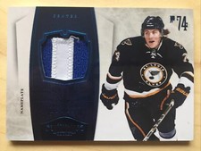 TJ OSHIE 2010-11 Panini Dominion 2clr NAMEPLATE PATCH #16/25 Blues Capitals