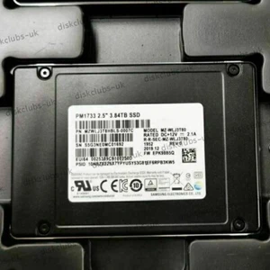 Samsung PM1733 3.84TB SSD U.2 2.5" NVME MZ-WLJ3T80 PCIE 4.0X4 MZWLJ3T8HBLS-0007C - Afbeelding 1 van 1