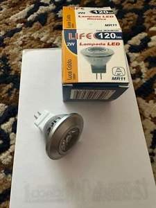 stock di n. 7 LIFE LIGHTING Lampadina LED MR11 2W 120 lm 12V luce calda 3000k - Foto 1 di 3