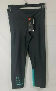 UNDER ARMOUR HEATGEAR CAPRI ANTRACITA MUJER #1351009-NUEVO CON ETIQUETAS  - Imagen 1 de 6