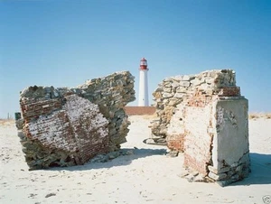 Cape May Light viewed through ruins of old lighthouse - New 8x10 Photo - Picture 1 of 1
