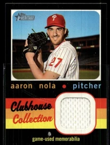 2020 HERITAGE CLUBHOUSE COLLECTION JERSEY RELIC AARON NOLA PHILLIES - Picture 1 of 1
