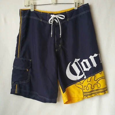 Corona Extra Beer Label Swim Trunks Boardshorts Mens Shorts 34 - Image 1 of 4