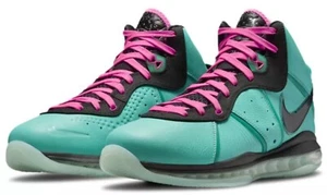 Nike LeBron 8 South Beach 2021-CZ0328-400 Size 9 - Picture 1 of 5