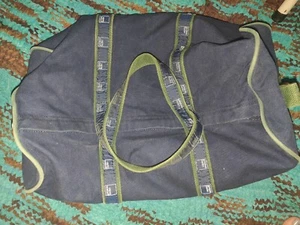 VTG GOLDMAN SACHS Banker Bag Canvas Gym Duffle 19x10" No Crossbody Strap - Picture 1 of 6