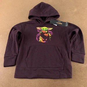 Old Navy Gender-Neutral Size Small Brown Mandaloria Graphic Pullover Hoodie NWT - Picture 1 of 7