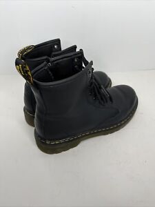 Dr. Doc Martens Women's Luana Air Wair Black Leather Combat Boots Size US 3