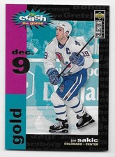 95/96 COLLECTOR'S CHOICE CRASH THE GAME GOLD Hockey (#C1-C30) U-Pick From List