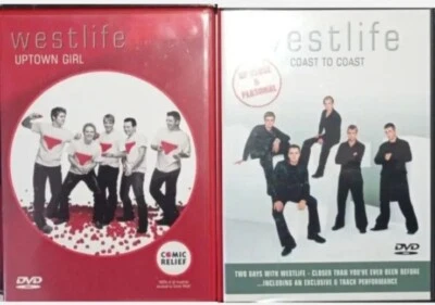 Dvd Westlife Coast To Coast + Uptown Girl 2001 Live And Music Video Bmg - Immagine 1 di 4