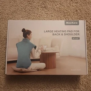 Large Heating Pad for Back Pain Relief, 4 Heat Settings with Auto Shut-Off - Picture 1 of 7