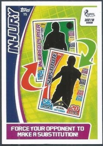 TOPPS MATCH ATTAX SPL-2017-18- #T5-TACTIC CARD-INJURY - Picture 1 of 1