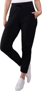NWT Kirkland Signature Women's Quick Dry Active Pants Black Size L $40 10HL222 - Picture 1 of 4
