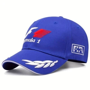 Formula 1 Baseball Cap, Blue, with embroidered logos, fits up to 62cm - Picture 1 of 3