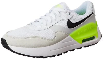 NIKE Air Max Systm, Women's Running Shoes UK 7, White Black Pure Platinum Volt - Image 1 of 4