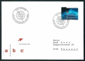 SE65 SWITZERLAND 1999 FDC Int. communication union 100c blue - Picture 1 of 1