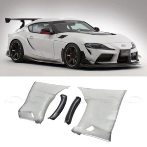 SALIDA DE AIRE LATERAL DE FIBRA DE CARBONO Y GUARDABARROS FRP PARA TOYOTA SUPRA A90 GR 20UP ESTILO VRS - Imagen 1 de 17