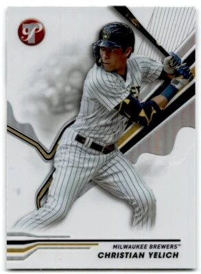 2024 TOPPS PRISTINE REFRACTOR CHRISTIAN YELICH. MILWAUKEE BREWERS #157 - Image 1 of 2
