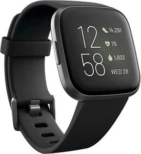 Fitbit Versa 2 Health and Fitness Smartwatch with Heart Rate, Music, Alexa Built - Picture 1 of 6