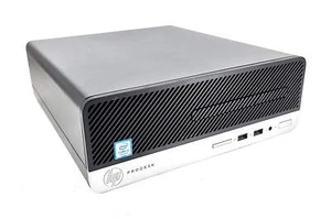 HP ProDesk 400 G4 SFF PC, Core i3 7th Gen, 8GB RAM, 128GB SSD, Windows 10 - Picture 1 of 5