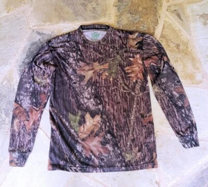 CABELA'S BASE LAYER UNDER SHIRT MOSSY OAK CAMO MENS LARGE - Picture 1 of 5