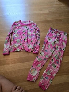 Star Wars Mandalorian Yoda pink thermal underwear by Cuddl Duds size M - Picture 1 of 8
