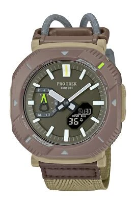 CASIO PRO TREK PRJ-B001B-5JF Hiker Line Solar Bluetooth Analog Digital Men Watch - Image 1 of 4