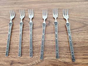 VTG Supreme Cutlery Cocktail Seafood Forks Stainless Steel Japan - 6 - Picture 1 of 3