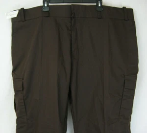 Pro-Tuff Cargo Pants by Werner Works 52W 37L Unhemmed Brown Uniform Style MS109 - Picture 1 of 6