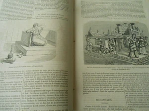 Le Trone des Schahs de Perse 1869 Gravure Oldp Print - Picture 1 of 1