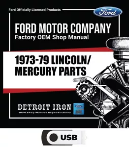 1973-1979 Lincoln / Mercury Parts Manuals on USB - Picture 1 of 2
