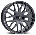 Alloy Wheels 18" Fox VR3 Grey Polished Lip For VW Golf R32 [Mk4] 02-04