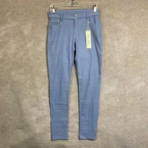 Yelete Jeggings Womens Medium 28X28 Blue Leggings Skinny Pants Stretch Comfort - Picture 1 of 14