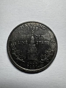 2000 D Mint -Maryland State Quarter -1788 THE OLD LINE STATE - Rare 25¢ American - Picture 1 of 5