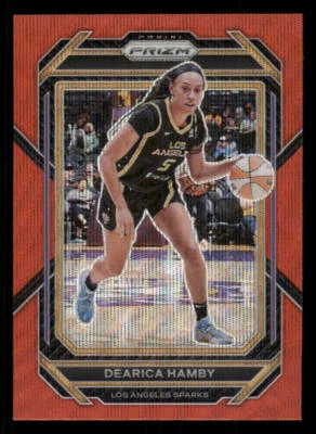 2023 Panini Prizm WNBA Prizms Ruby Wave #89 Dearica Hamby - Image 1 of 2
