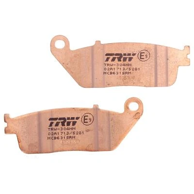 Métal Fritté Sabots de Frein Arrière pour BMW C600 C650. Evolution Honda CBR1000 - Photo 1/3