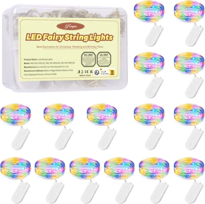 Luci LED a Batteria 15 Pezzi Mini Luci Stringa 2M 20Leds Impermeabile Lampada a  - Immagine 1 di 4